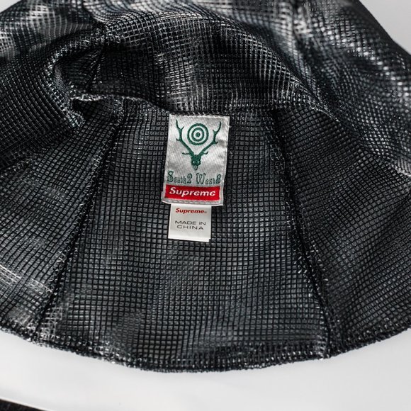 Supreme SOUTH2 WEST8 Bush Tulip Hat-Black with grey-NWOT - Picture 3 of 4